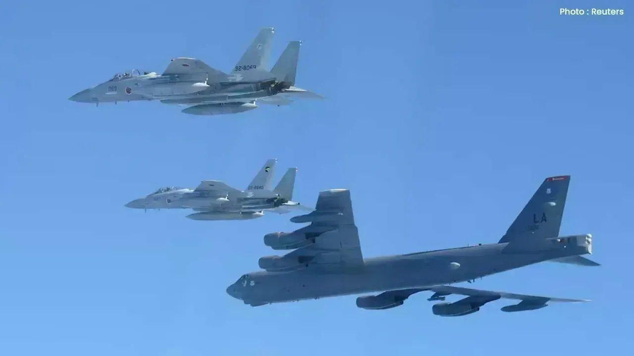 U.S. Nuclear-Capable Bombers Fly Over Sea of Japan Amid Tensions