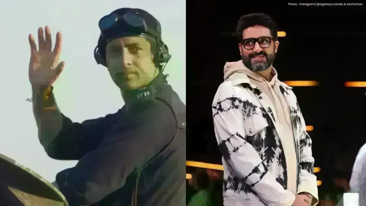 Abhishek Bachchan Commends Nephew Agastya Nanda in Ikkis