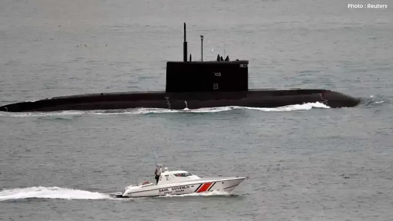 Ukraine Strikes Russian Submarine With Underwater Drone in Historic Attack