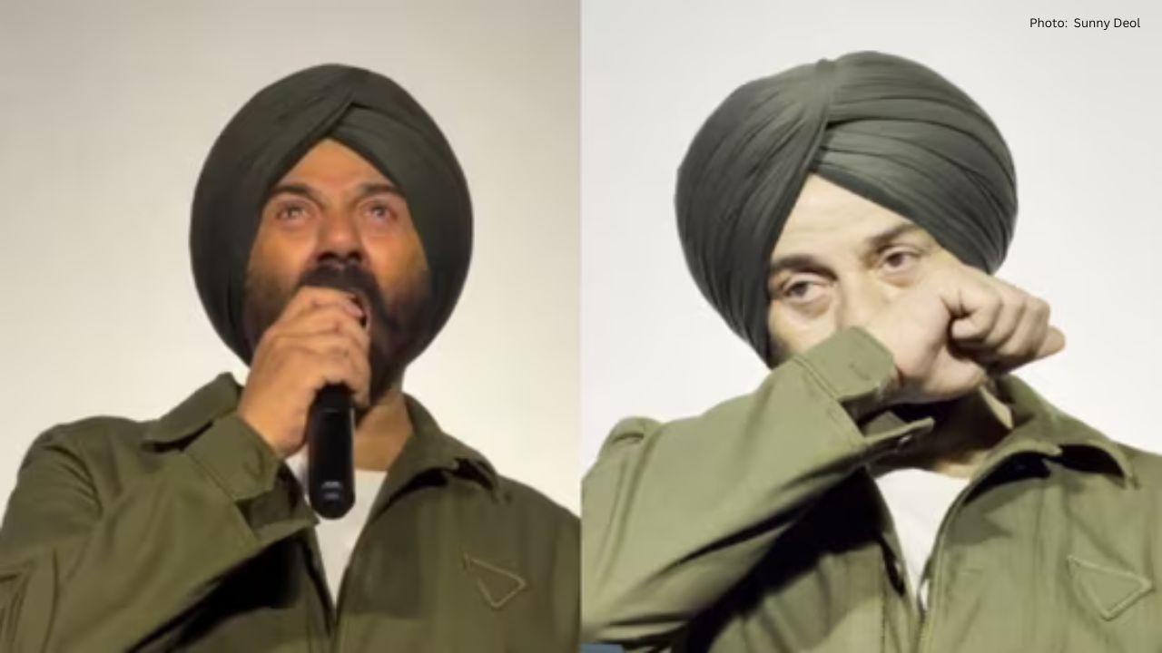 Sunny Deol Gets Emotional at Border 2 Teaser Launch Following Dharmendra’s Passing