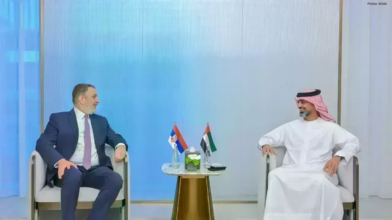 Ajman Crown Prince Engages with Serbian Ambassador to Enhance Cooperation