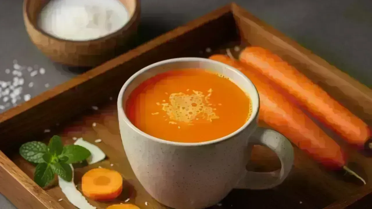 The Health Perks of Carrot Juice Mixed with Coconut Milk