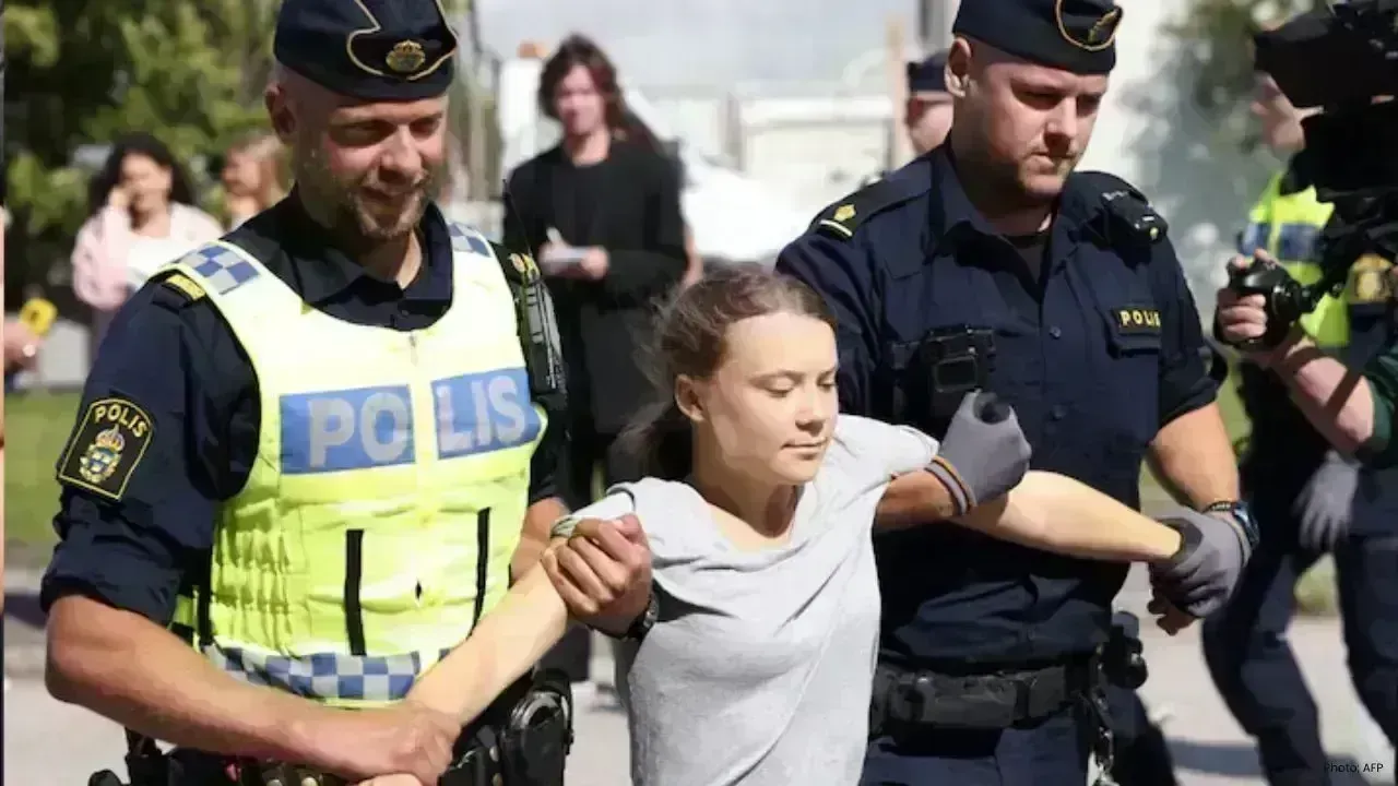 Greta Thunberg Detained During London Pro-Palestinian Protest