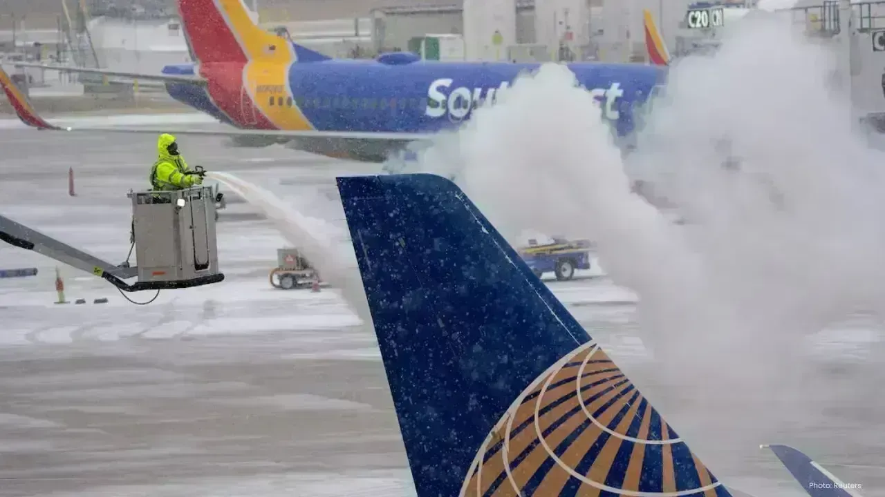 Severe Winter Storm Disrupts Air Travel in New York City