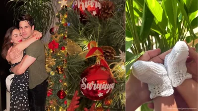 Sidharth Malhotra & Kiara Advani Celebrate Baby Saraayah’s 1st Christmas