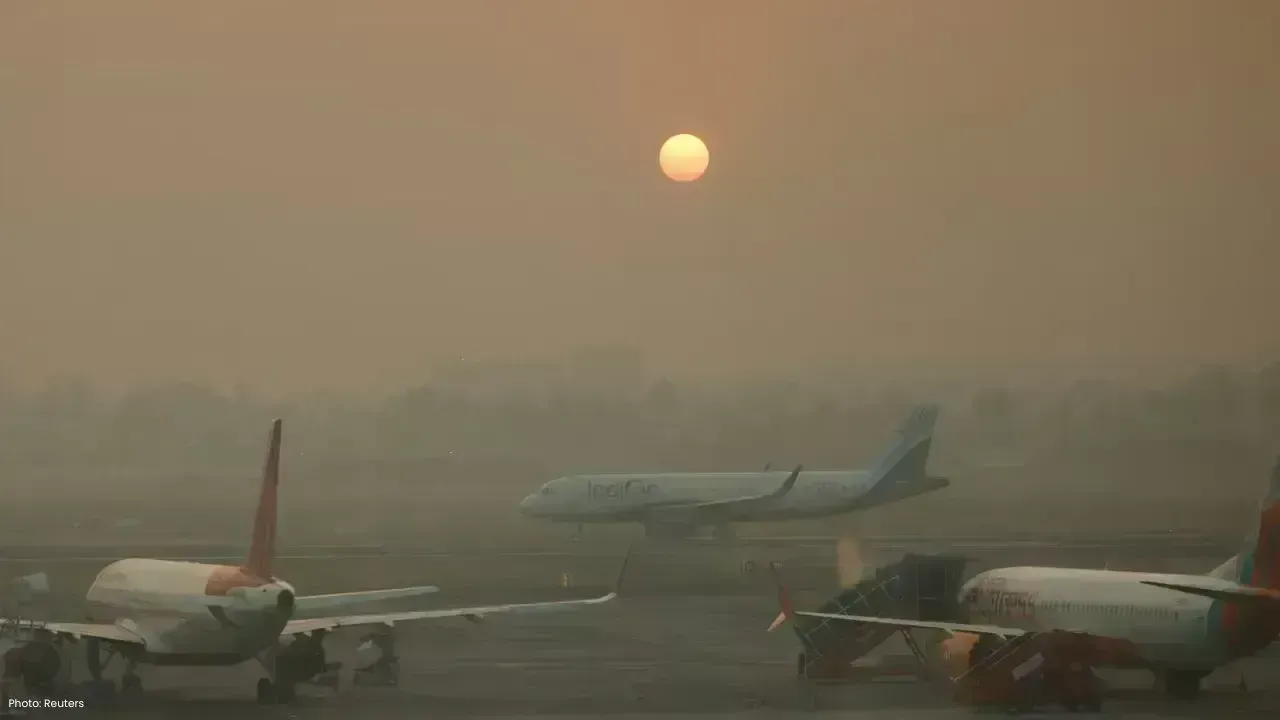 Dense Fog Disrupts Flights at Delhi Airport, Dozens Cancelled