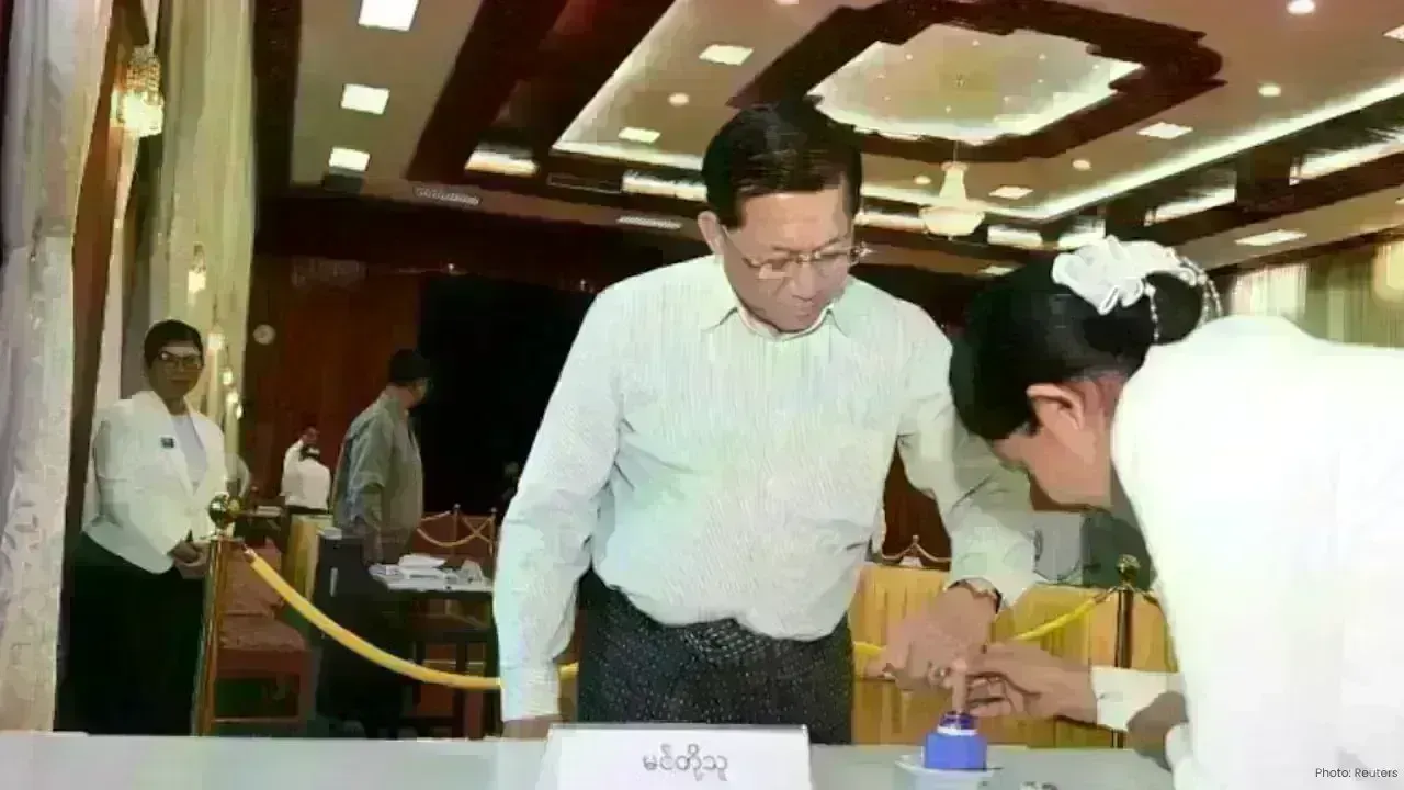Myanmar’s Military-Backed Party Leads Vote Amid Ongoing Political Turmoil