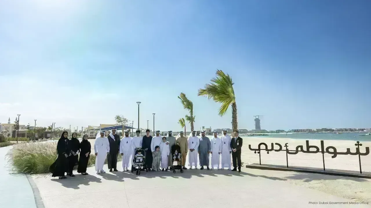 Sheikh Hamdan Evaluates Jumeirah Beach 1 Project Progress