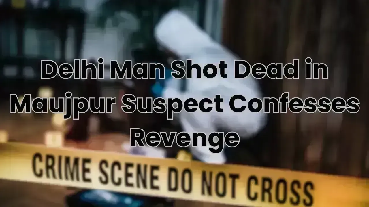 Delhi Man Shot Dead in Maujpur Suspect Confesses Revenge