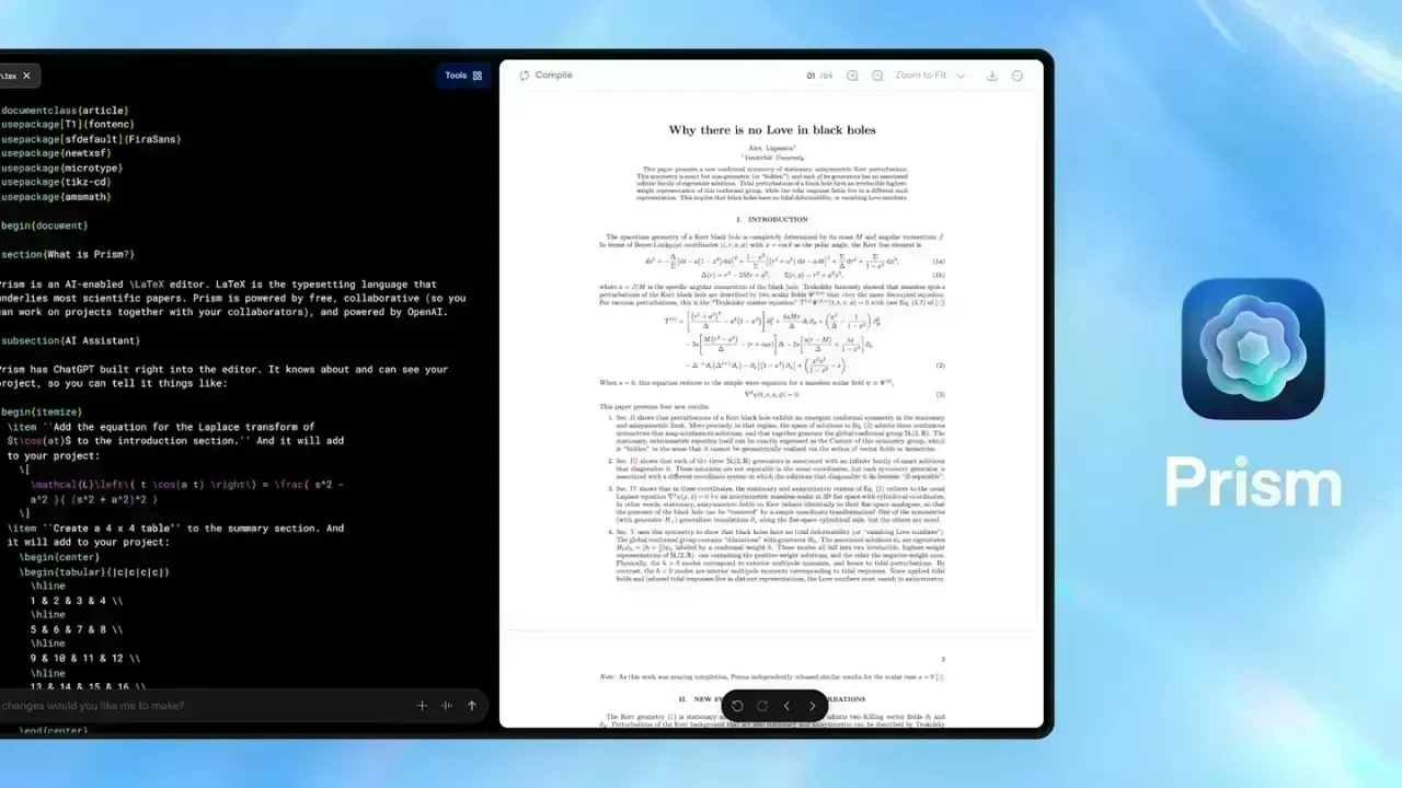 OpenAI Unveils Prism: A Free AI Workspace Transforming Scientific Writing and Collaboration
