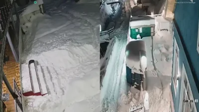 Massive Avalanche Hits Sonamarg Amid Intense Snowfall, No Casualties