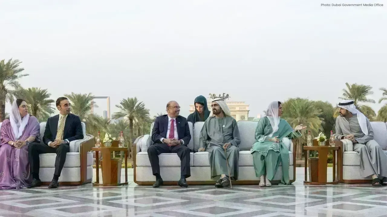 Sheikh Mohammed Engages with Pakistan's President Zardari in Dubai