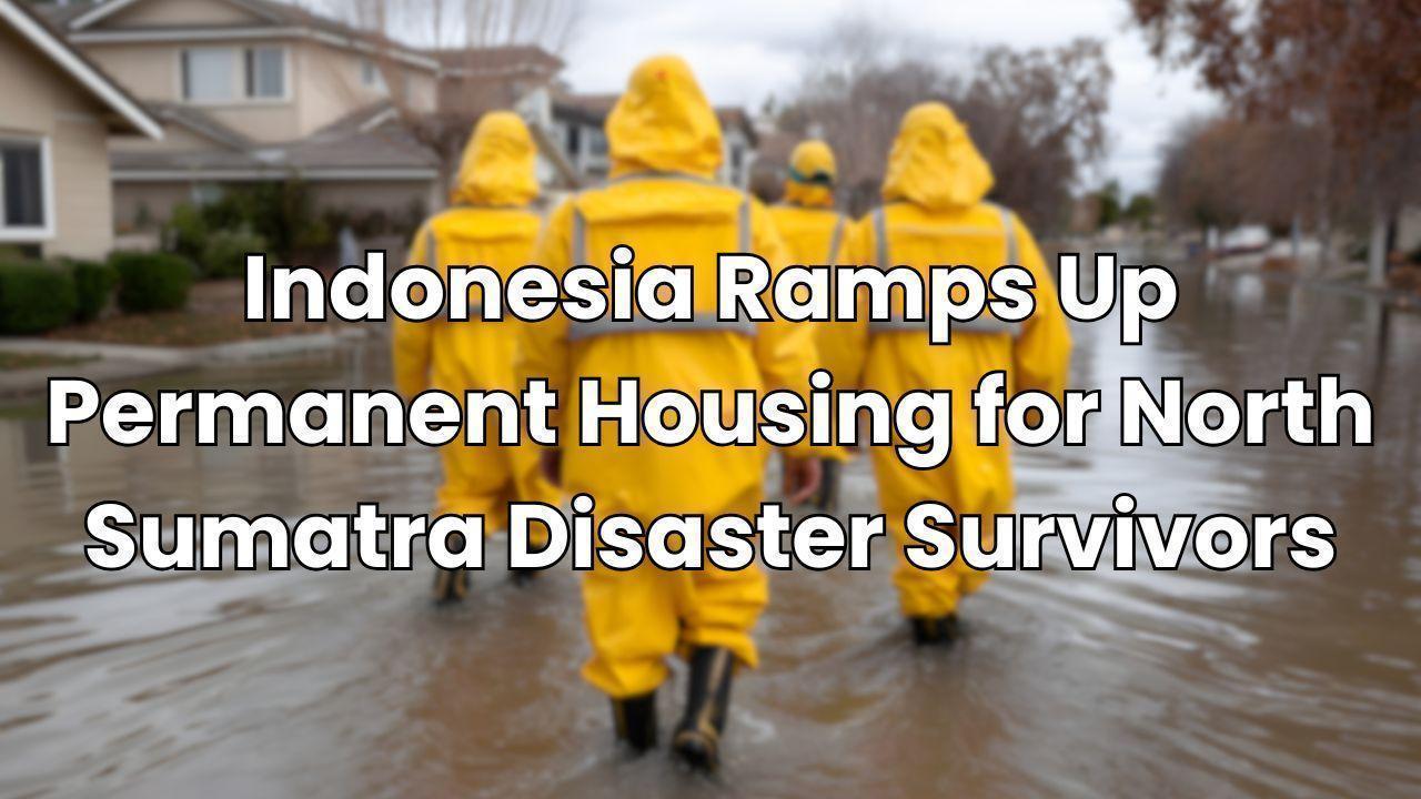 Indonesia Ramps Up Permanent Housing for North Sumatra Disaster Survivors
