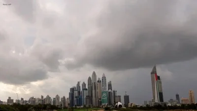 UAE Weather Alert Scattered Rain Clouds and Cooler Temps