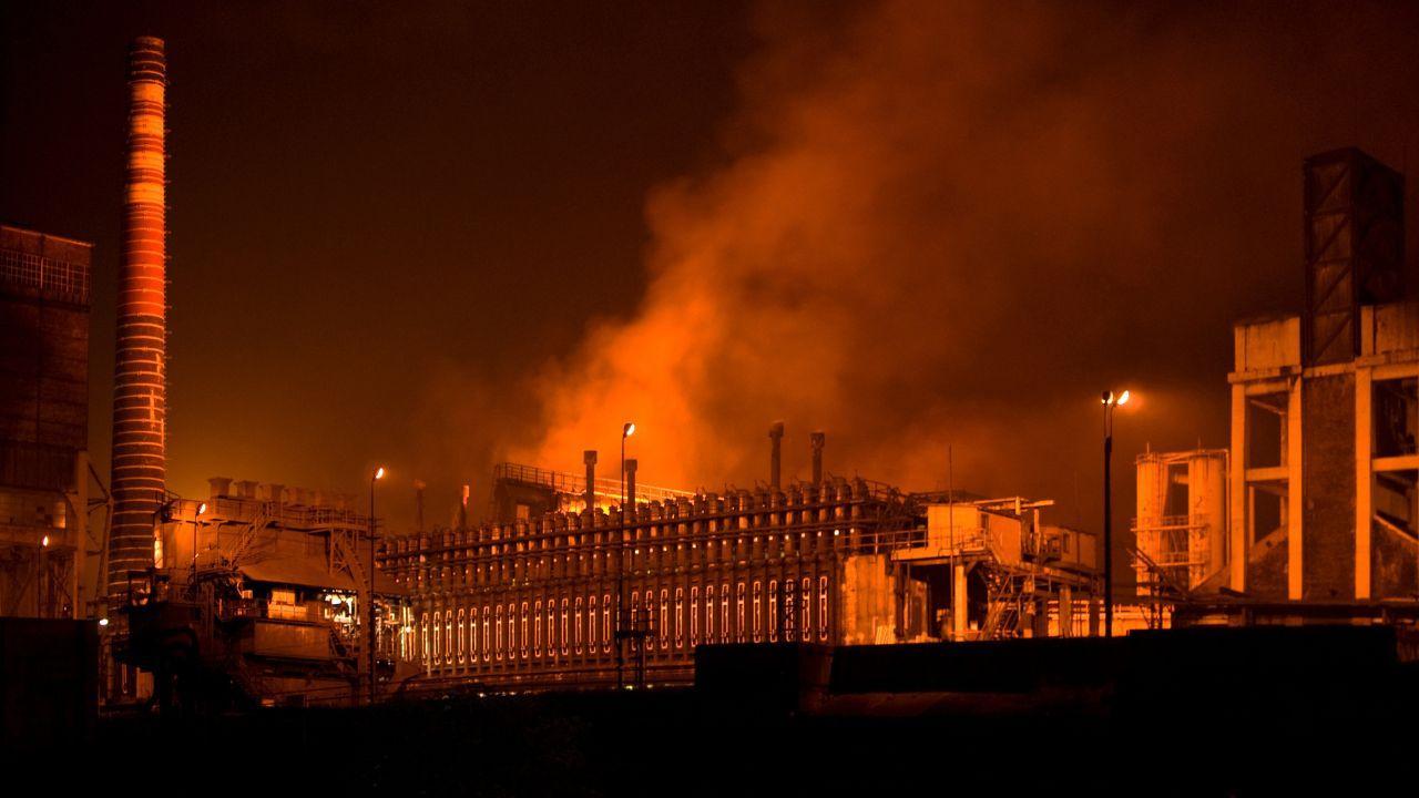 Foam Warehouse Blaze Erupts Near Petrol Station in Prachin Buri