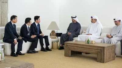 UAE President Meets Korea Envoy