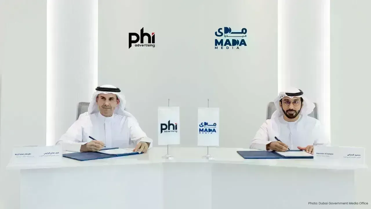 Mada Media Grants Key OOH Advertising Rights to PHI Advertising in Dubai