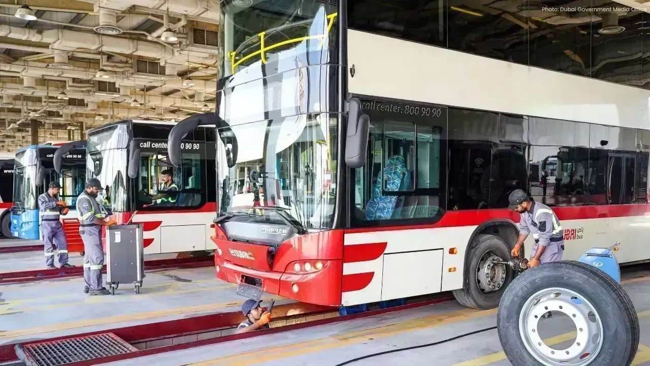 Dubai's RTA Buses Cross 2 Million km Each, Breaking Global Record