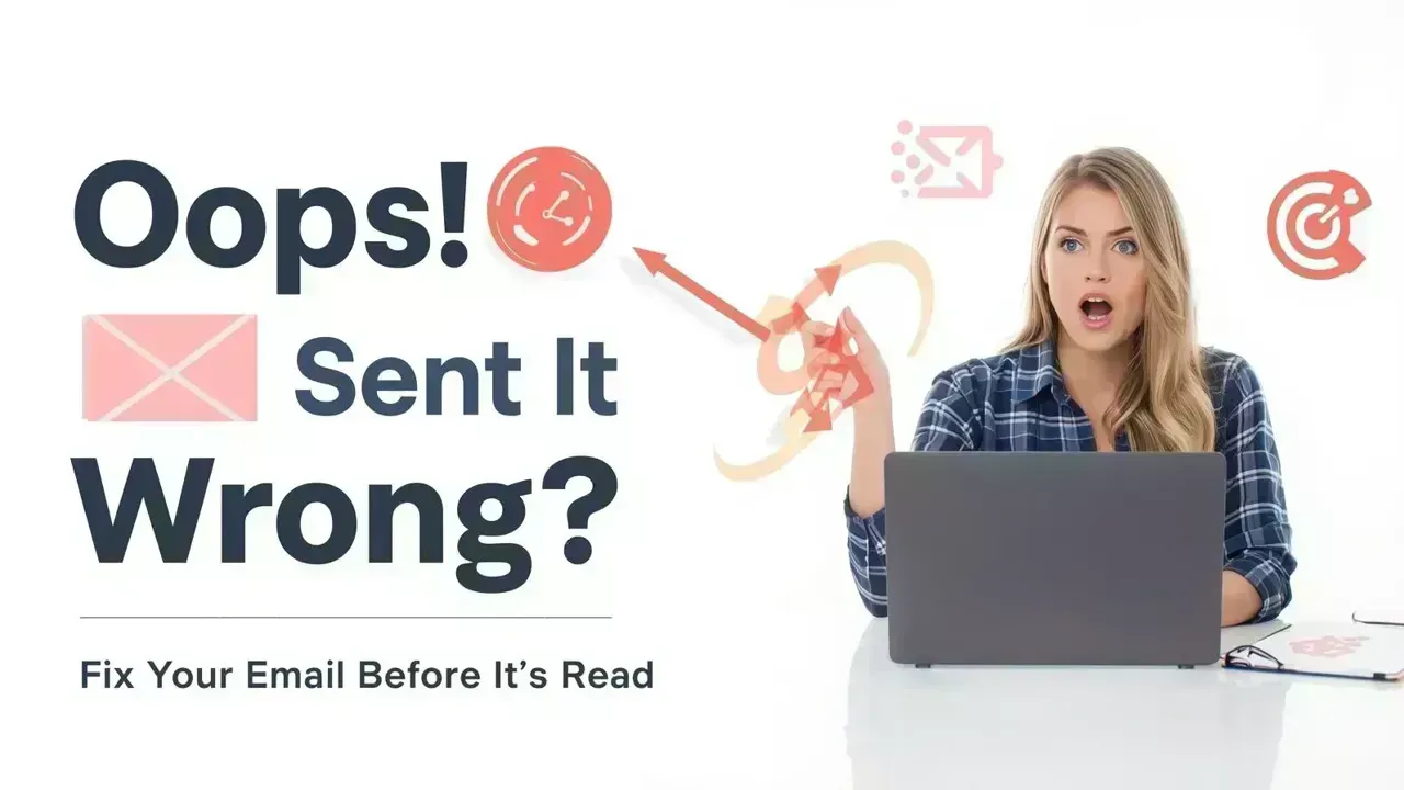 Made a Mistake While Sending an Email? Quick Fixes to Resend or Recall It