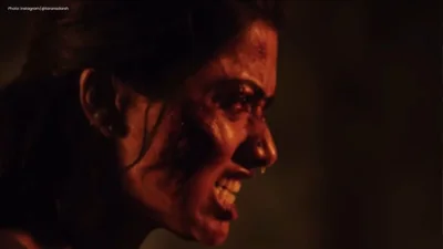 Rashmika’s Fierce Look in Mysaa Teaser Revealed