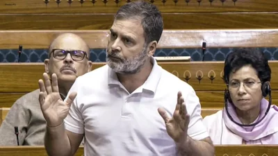 Rahul Gandhi’s Remark Sparks Laughter in Lok Sabha