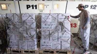 UAE Relief Flight Brings 100 Tonnes of Food Aid to Gaza via Egypt
