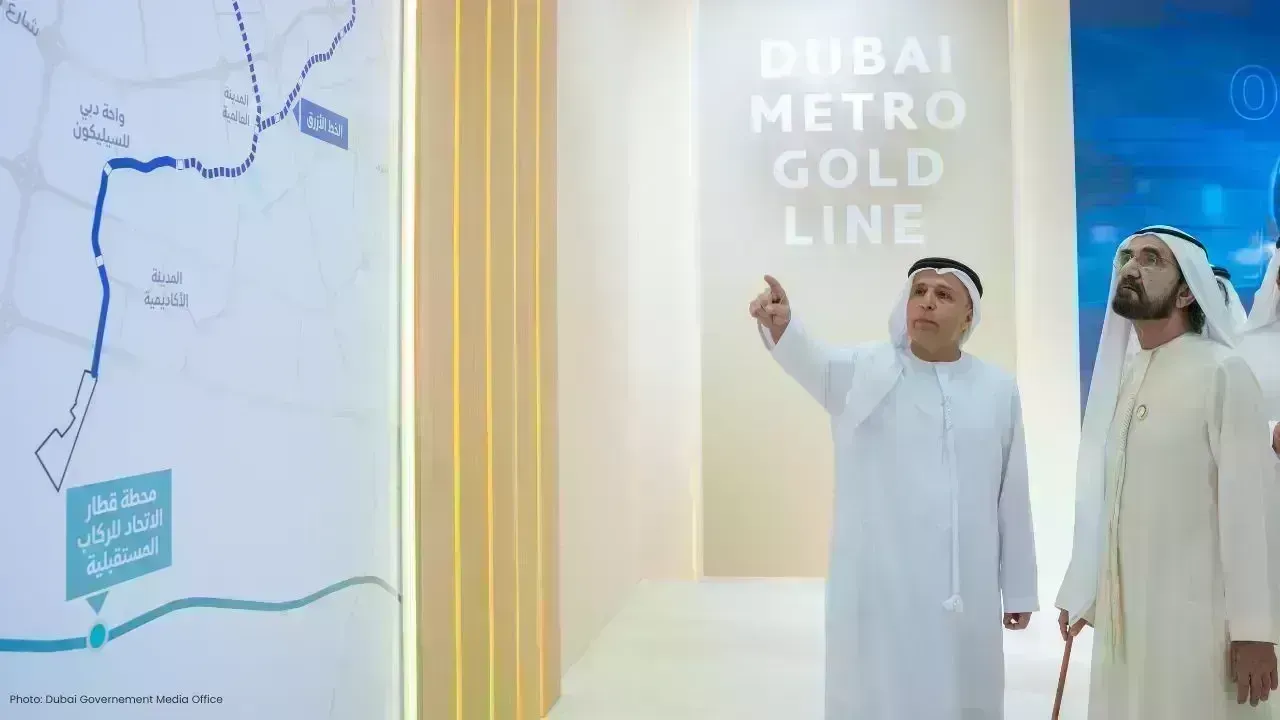 Dubai Greenlights AED34B Gold Line Metro Project