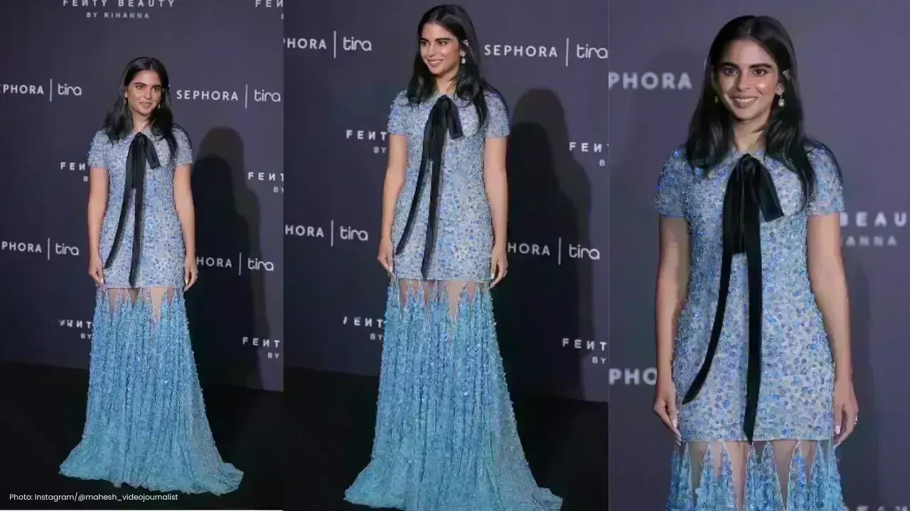 Isha Ambani Dazzles in Dior at Fenty Beauty Launch