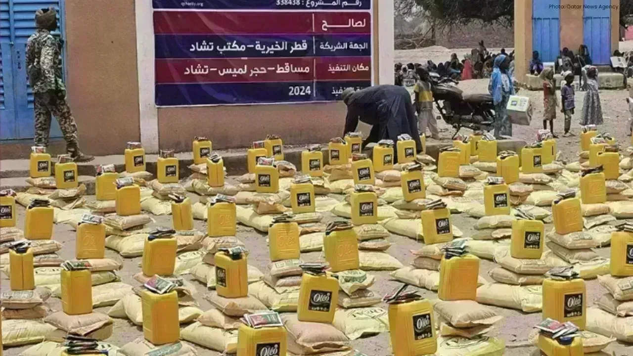 Qatar Charity Supports 14,000 People with Food Aid in Chad Crisis