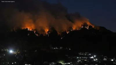 Japan wildfire near control after 7 days blaze
