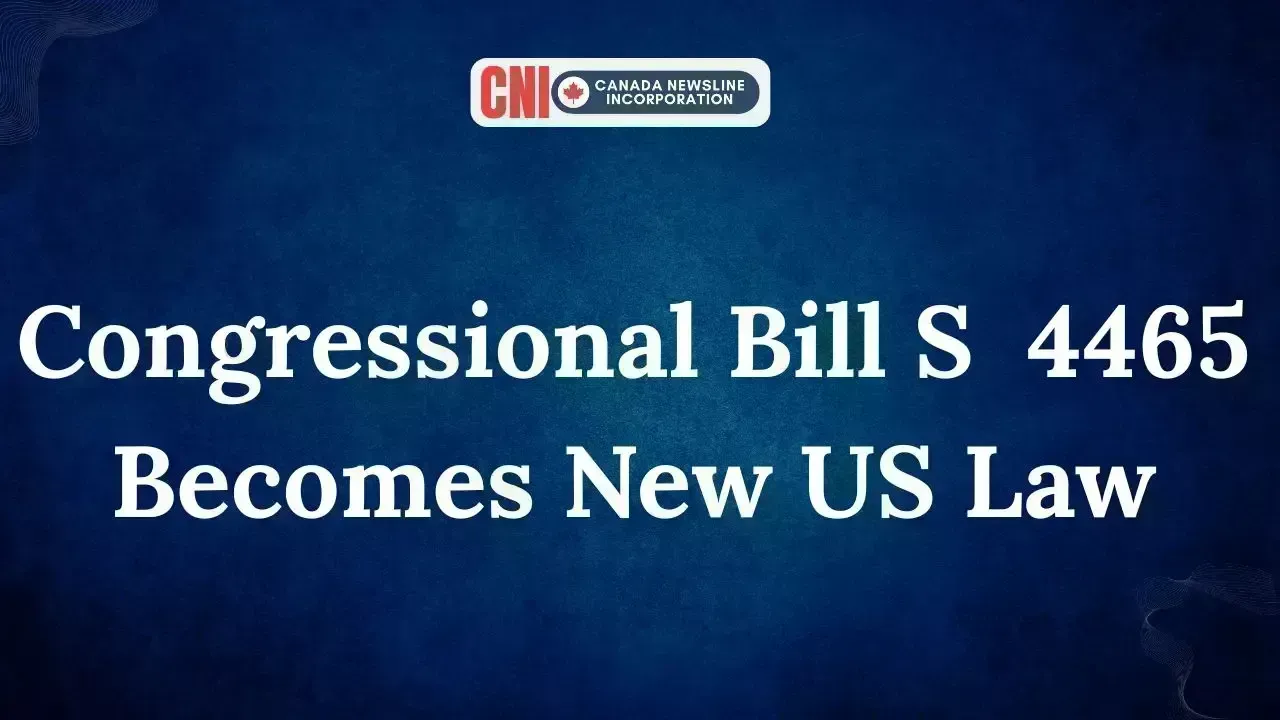 New US Law Enacted: S. 4465 Signed by President Trump