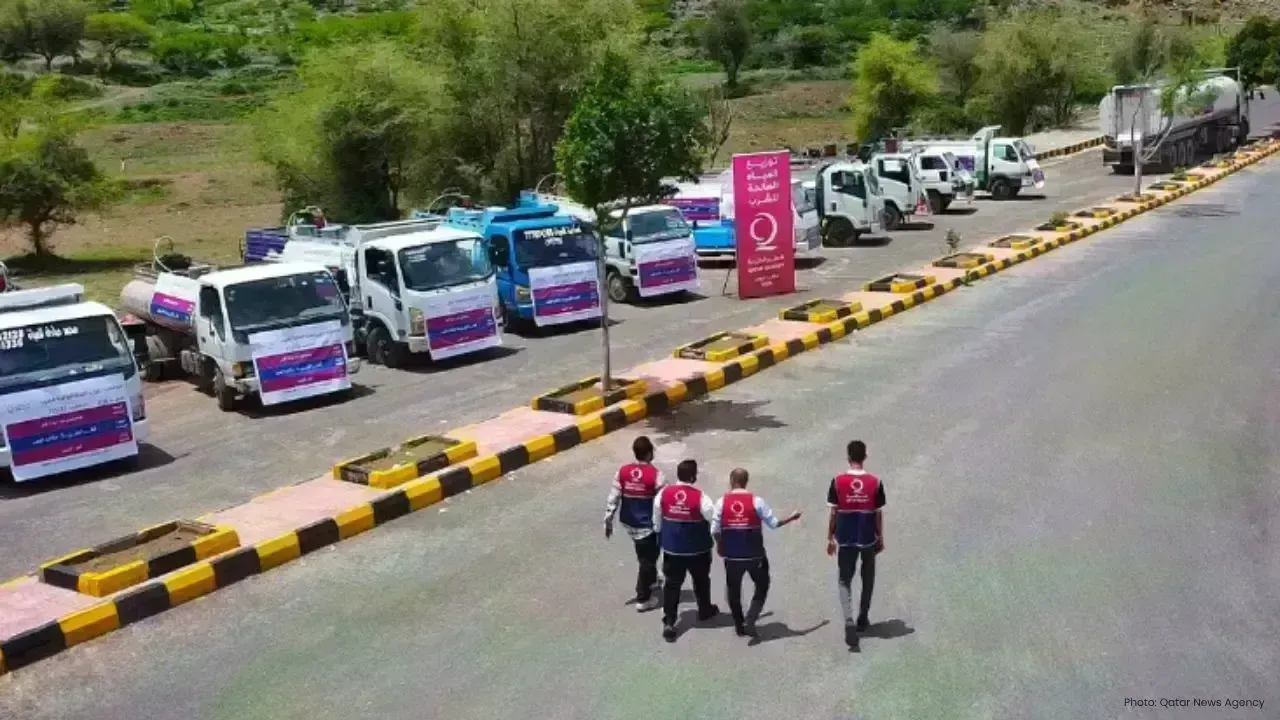 Emergency Water Initiative by Qatar Charity in Taiz, Yemen