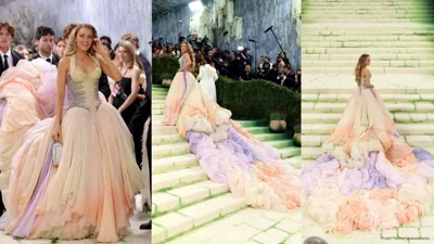Blake Lively's Glamorous Comeback in Vintage Versace at Met Gala 2026