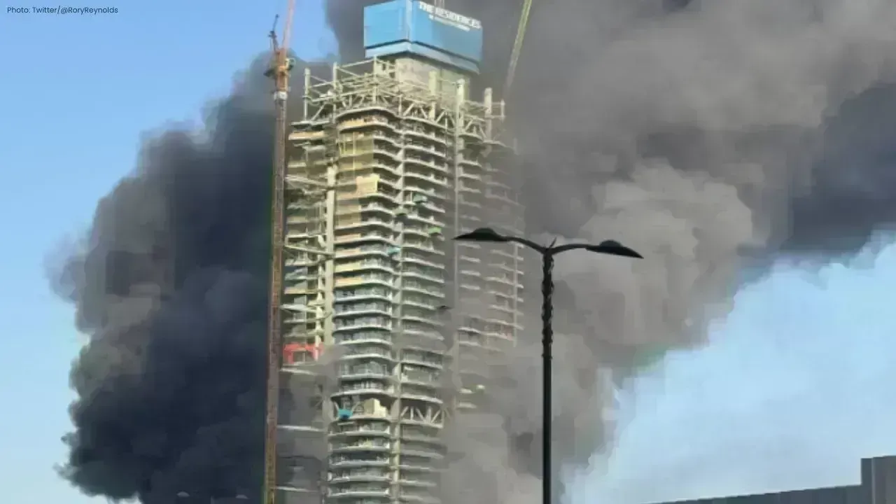 Swift Emergency Response to Fire at Dubai Marina Skyscraper