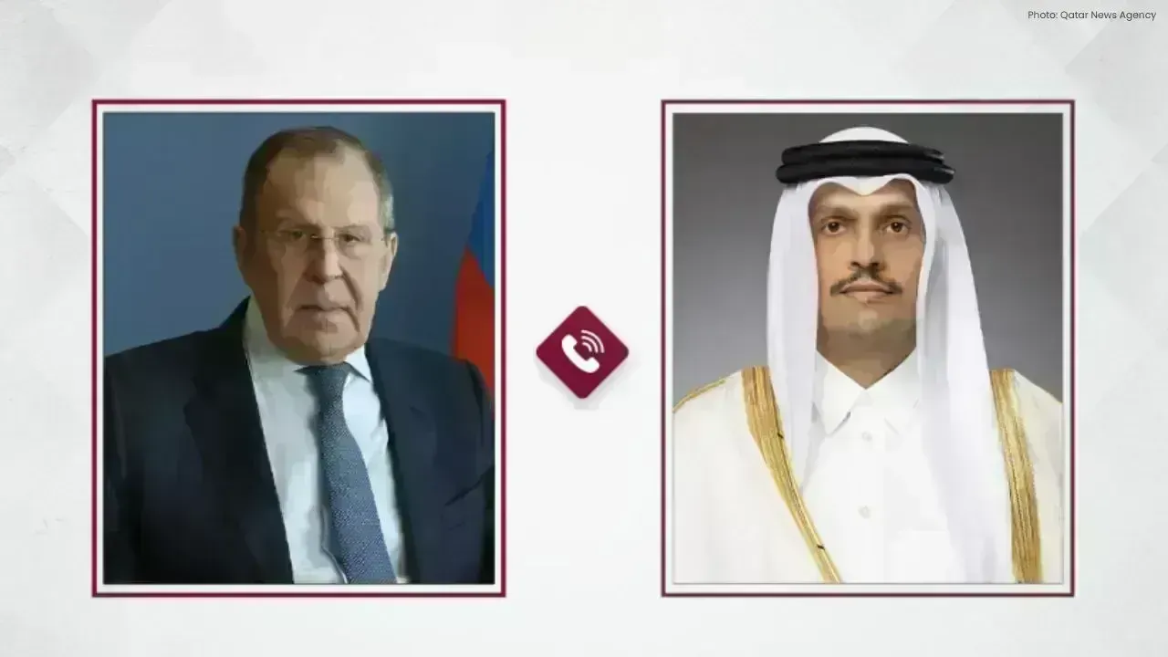 Qatar's PM Engages with Russia's FM on US-Iran Ceasefire and Peace Efforts
