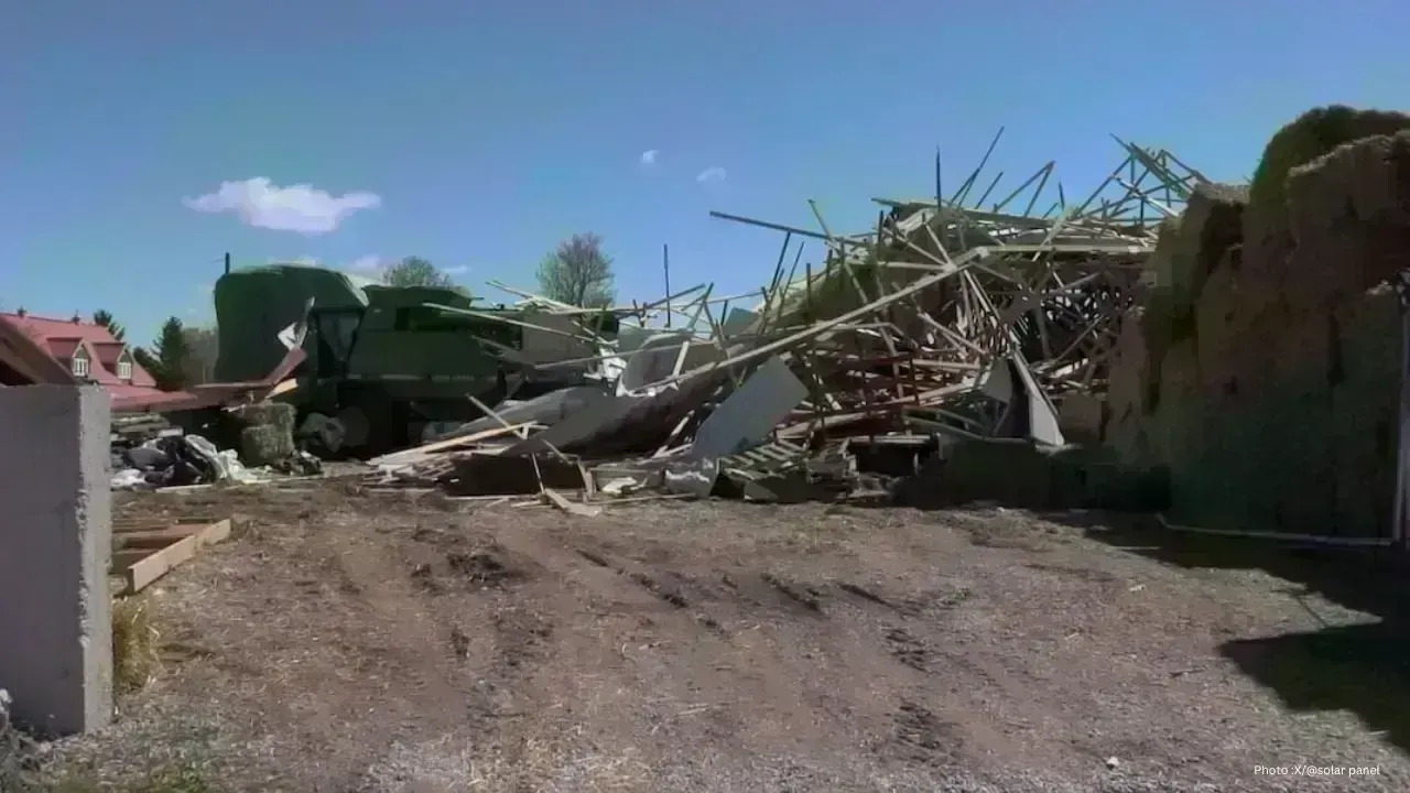 Destructive Storm Wreaks Havoc on Farms North of London, Ontario