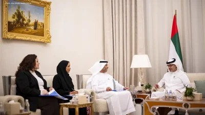 Sheikh Hazza Reviews Innovations at Khalifa University