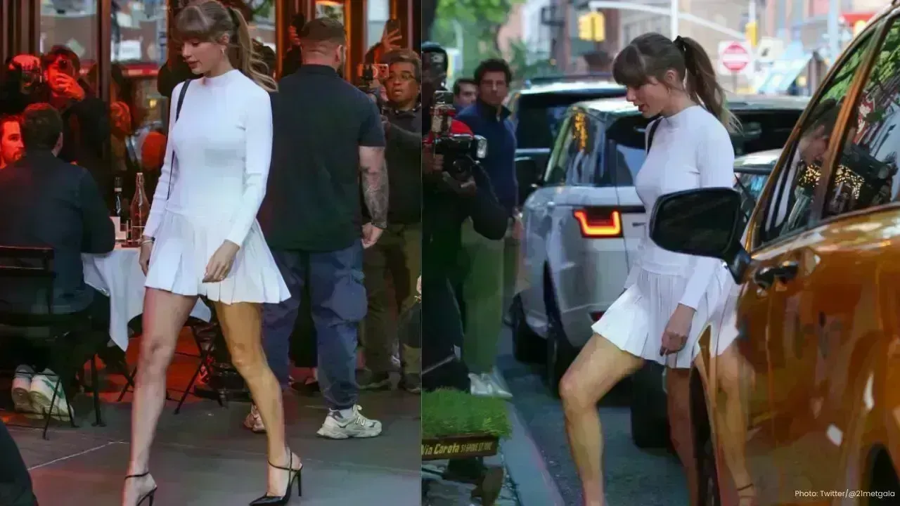 Taylor Swift Makes Waves in Chic White Mini Dress at NYC Dinner