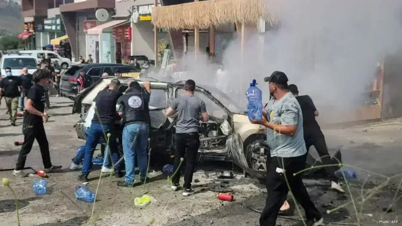 Israeli Airstrikes Claim Eight Lives Near Beirut as Tensions Escalate