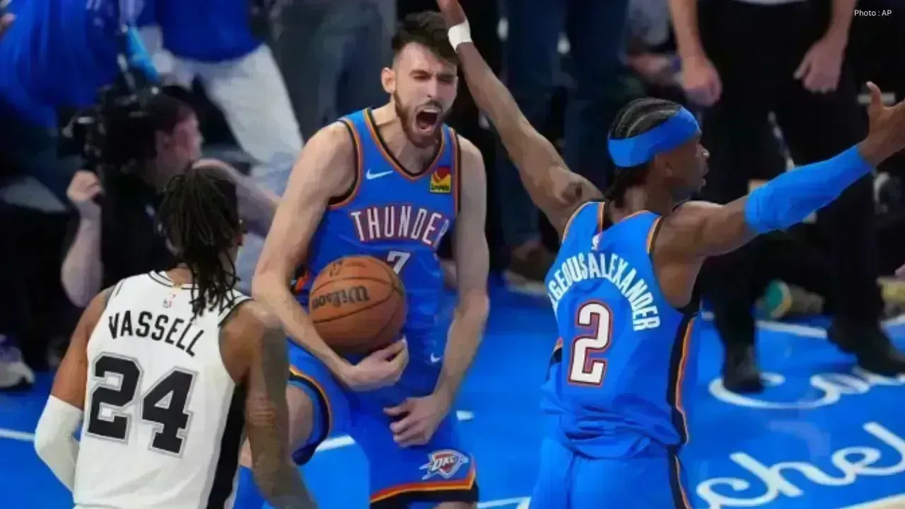 Gilgeous-Alexander Shines as Thunder Surges Past Spurs in Game 2
