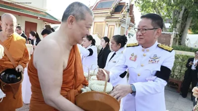 Thai Education Leaders Attend Royal Merit Rite