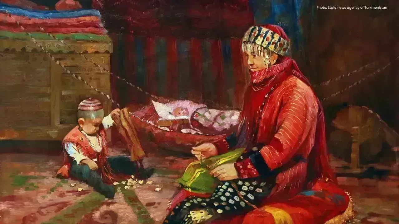Young Turkmen Artists Shine At Academy Exhibit