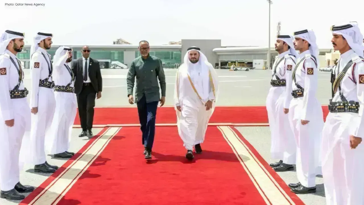 Rwandan Leader Paul Kagame Wraps Up Visit to Doha