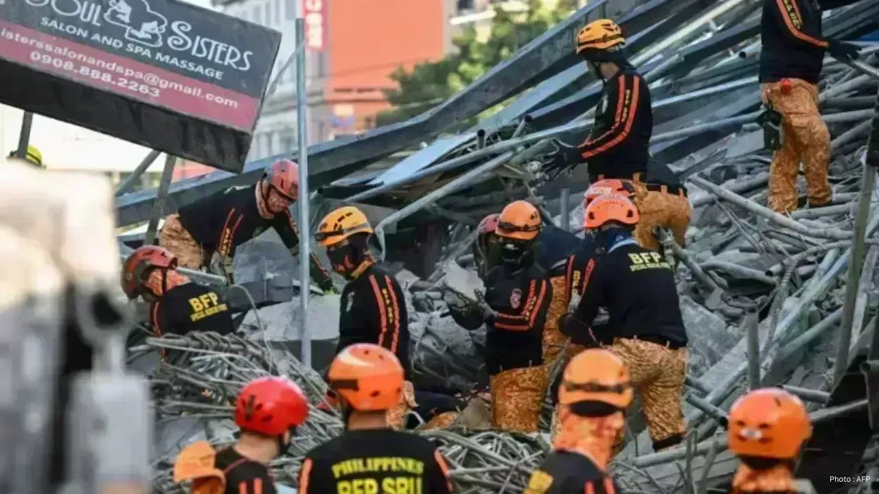 Tragic Building Collapse in Philippines Claims Four Lives, 17 Missing