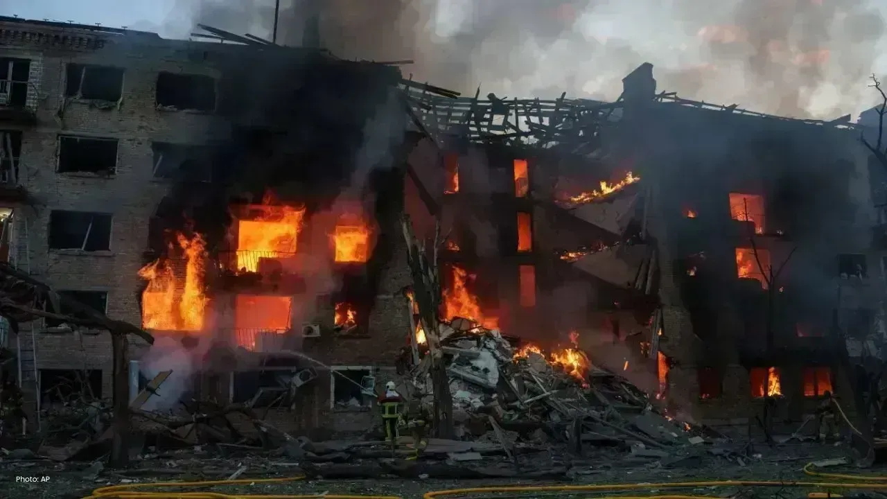 Russia Launches Deadly Missile Strike On Kyiv