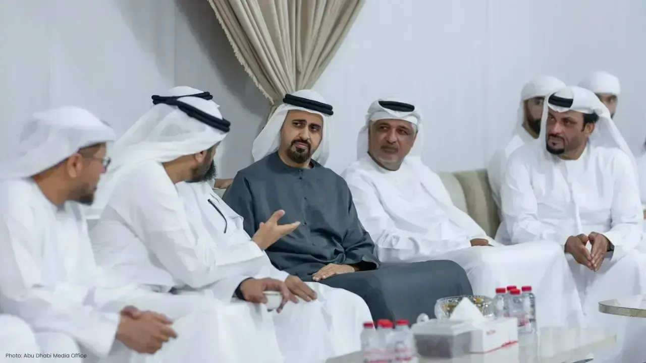 Sheikh Theyab Supports Martyr's Family in Dubai