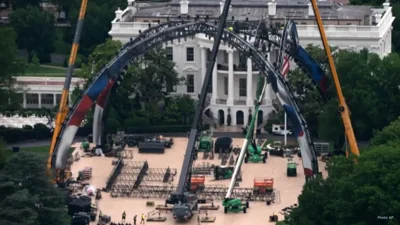 UFC Cage Takes Center Stage on White House Lawn During Trump Celebrations