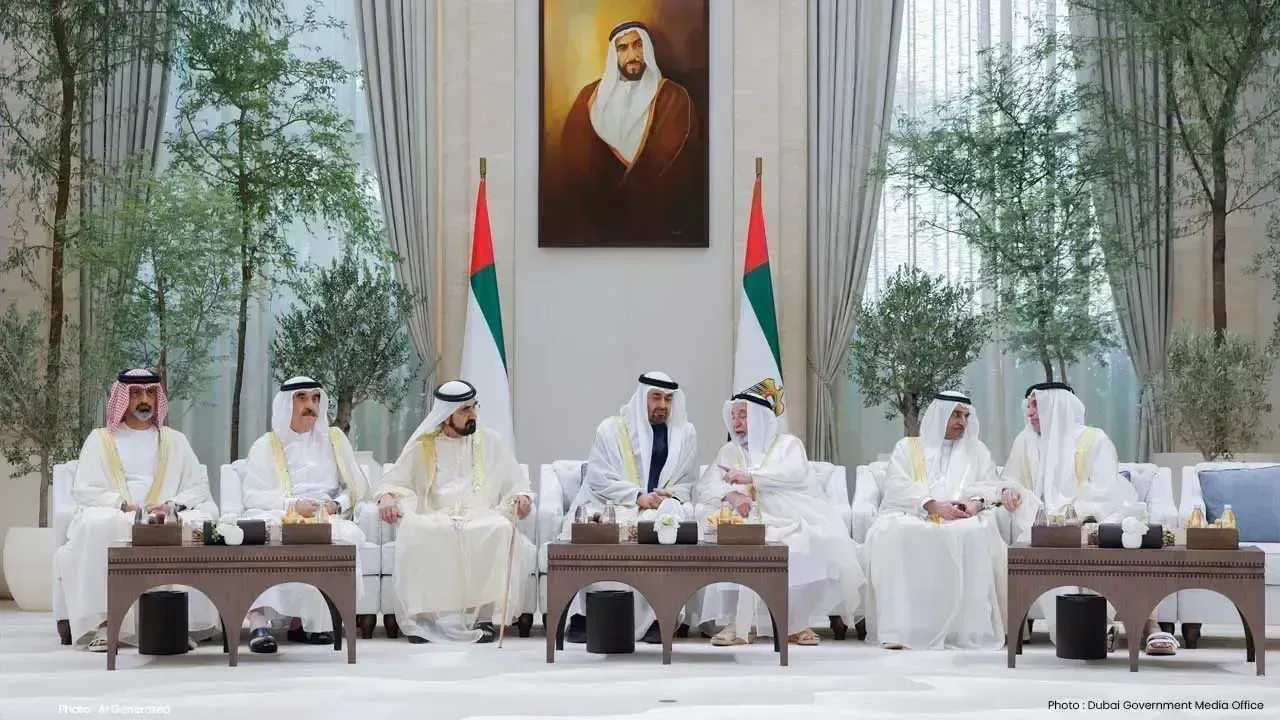 Sheikh Mohamed bin Zayed Welcomes Leaders for Eid Al-Adha Celebrations
