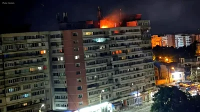 Romania Reports Russian Drone Strike on Apartment Building, Two Injured