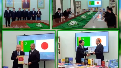 Japan Donates Books to Turkmen Agricultural University